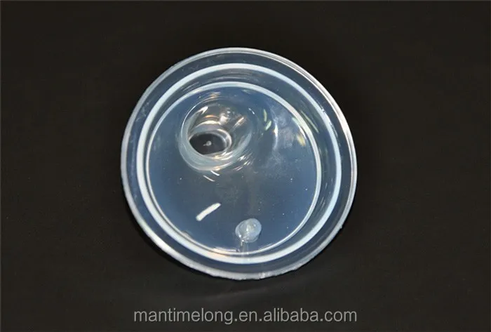 Silicone Bottle Nipples Pacifier Wide Mouth Flat Head Juice Drink Large Duckbill Learn Nipple