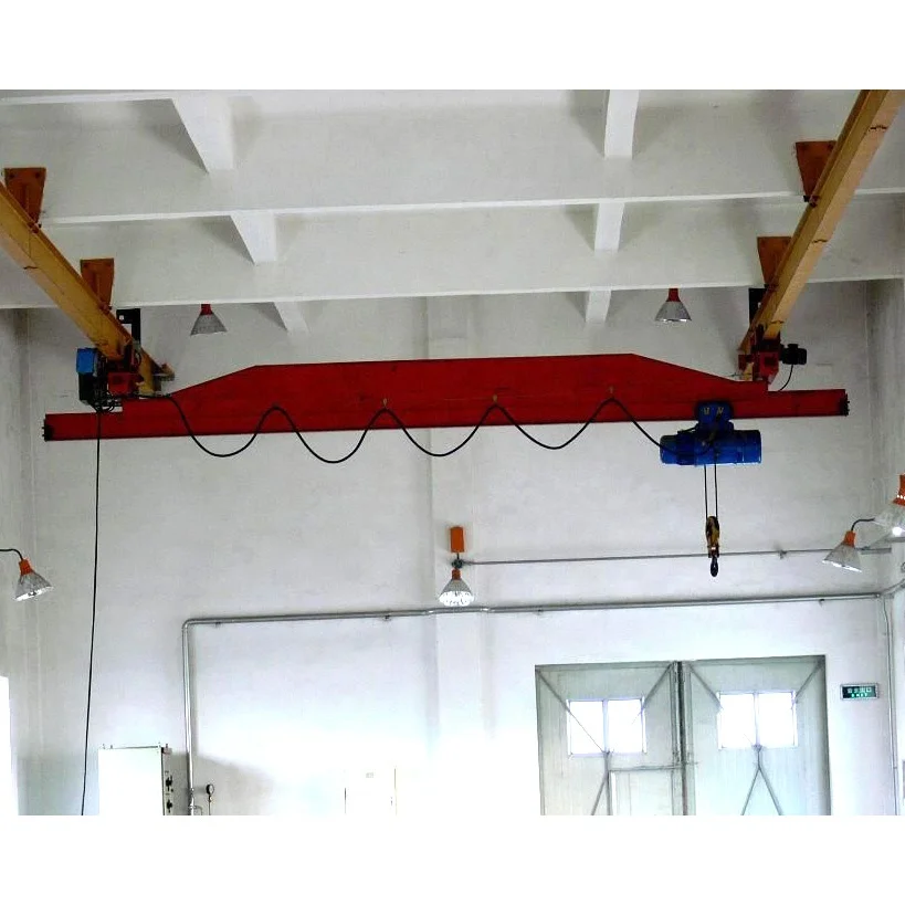 Workshop use 0.5t 1 2 5 ton lx type under hung single girder overhead crane for sale