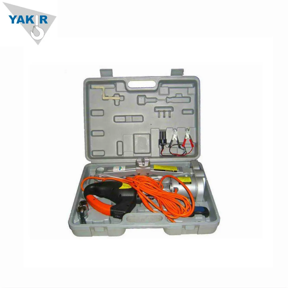 Portable 3 ton electric powered car jack