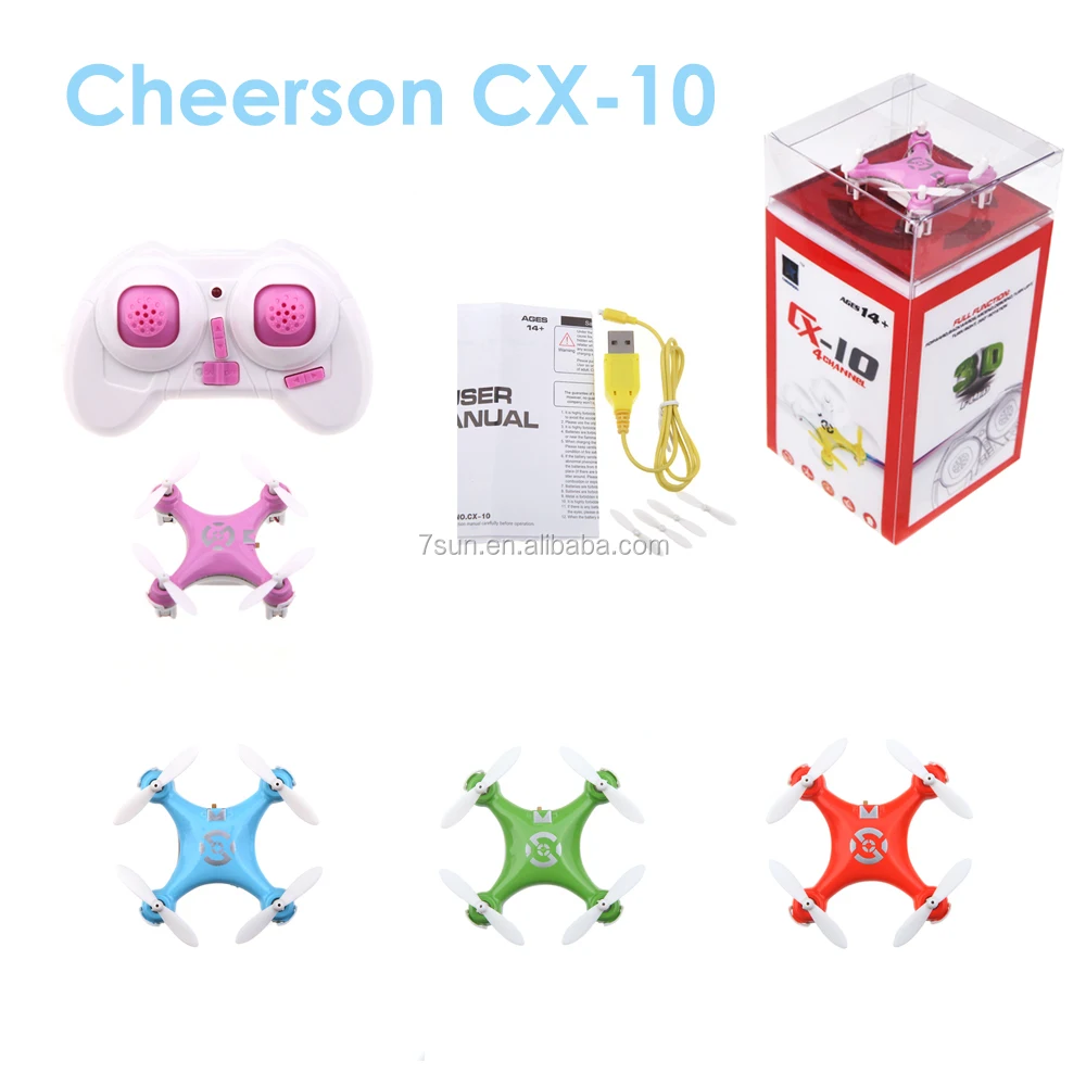 best gift mini nano drone cx10 quad cx-10 quadcopter rc mini drone for children or friends