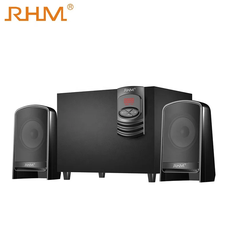 RHM 2.1CH Audio Sound Speaker Desktop Loud Speaker with BT/USB/FM