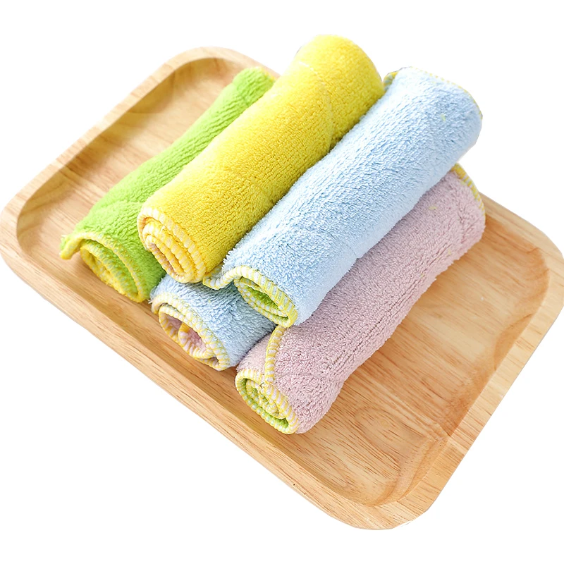 wholesale custom microfiber double-sided absorbent dish towel
