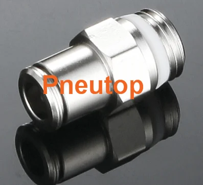 Pneutop one touch fitting universal thread series fittings push fit plumbing fittings 1/4
