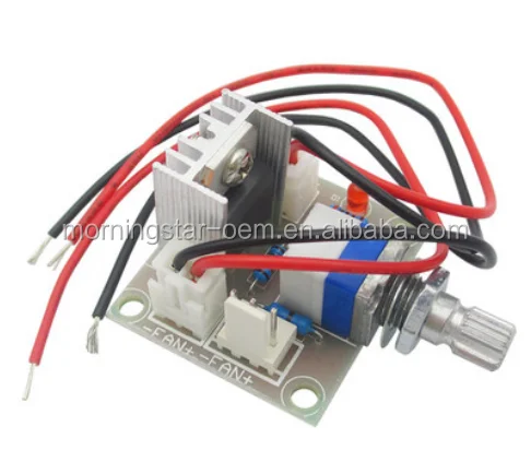LM317 voltage regulator module minimum 1.25V Full pressure regular Fan speed control Linear regulator with switch plate