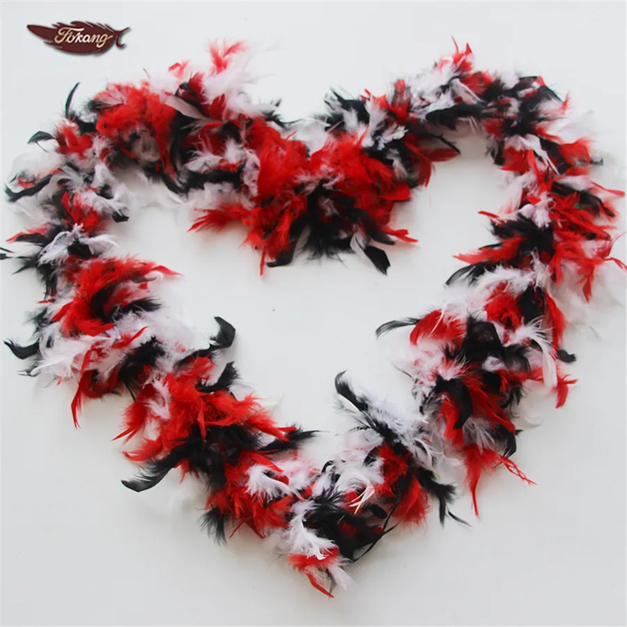 45gram 2yards Artificial Feather Boa Halloween Color Feather Boas Green Yellow Purple Chandelle Feather Boas For Halloween Decor