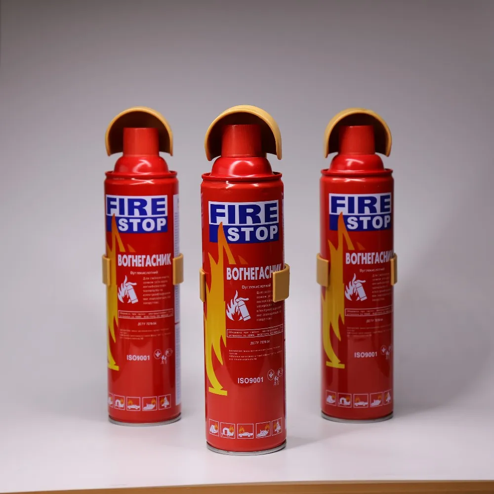 Portable 500ml fire fighting foam aerosol fire extinguisher price