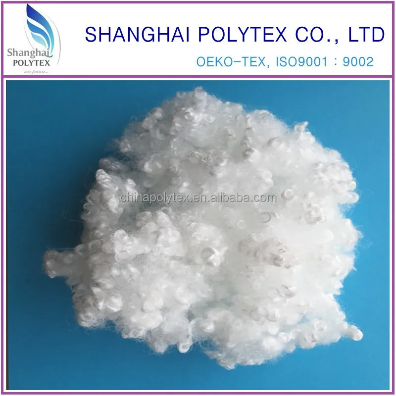 15Dx64MM hollow siliconized polyester fiber stuffed toys filling materials - soft toys raw materials