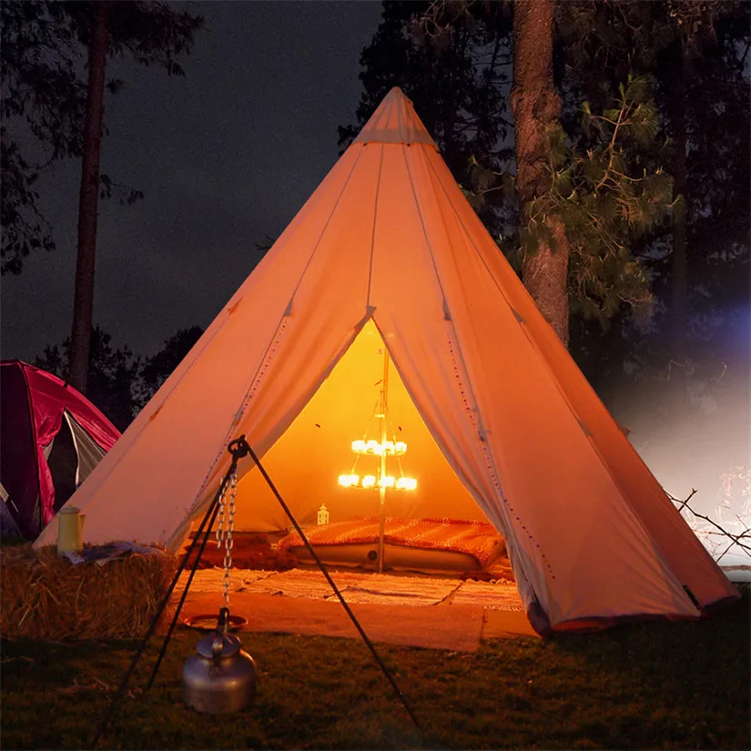 Yellowstone Teepee Tipi Style 5-8 Man Berth Person Camping Festival Wigwam Tent