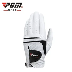 PGM ST022 custom golf gloves cabretta leather men golf gloves with ball marker