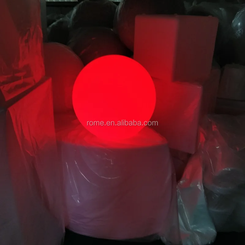50CM DIA. LED Globes rotating PE plastic led ball outdoor waterproof and color change glowing lighting