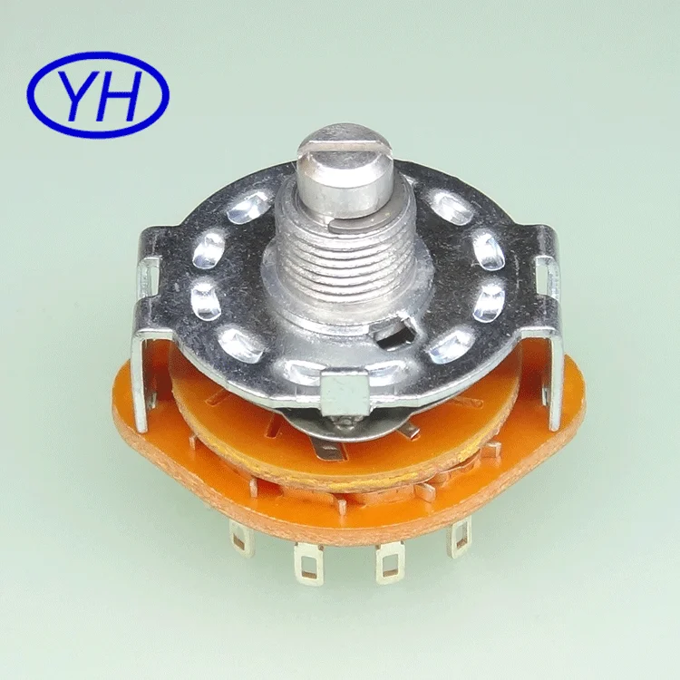 Индивидуальные 25 мм возвратной пружиной 6 положение поворотного переключателя для бытовой техники