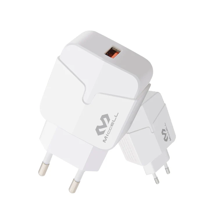 
Veaqee QC3.0 3A Quick Charging Mobile Phone Wall Charger 