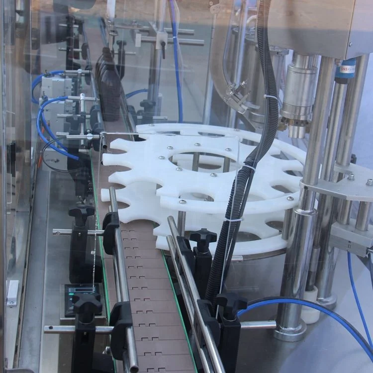 Automatic Plastic Glass Bottle Liquid Syrup Filling Machine