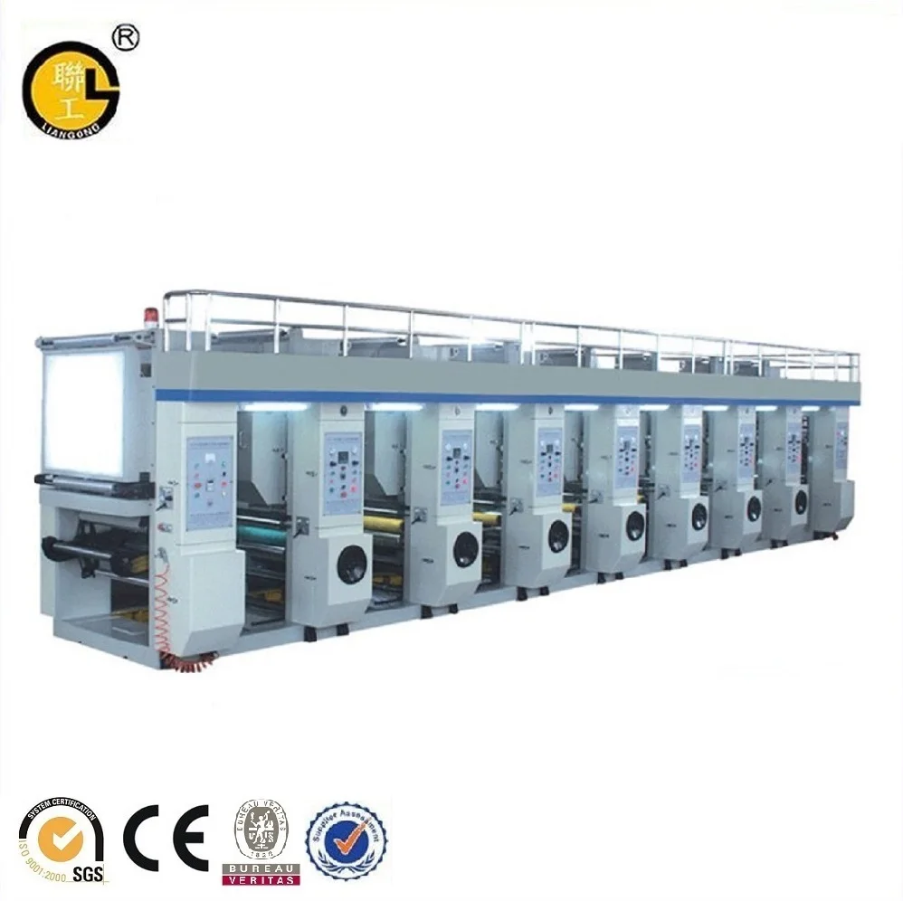 
6 color gravure printing machine 1000mmwidth plastic printing machine small gravure printing machine 