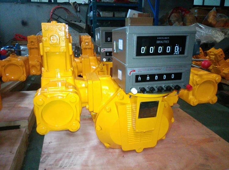 TCS LC diesel aluminum stainless steel positive displacement flow meter industry oil measuring flowmeter