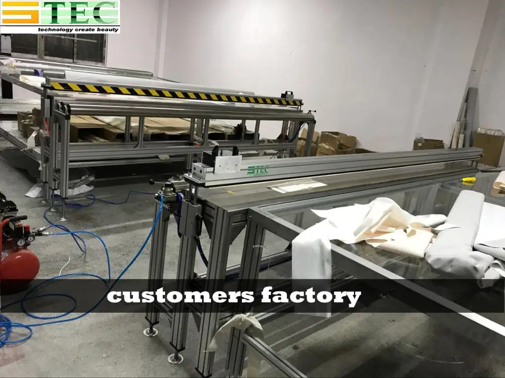 Manual Roller Blind Fabric Cuttiing Table