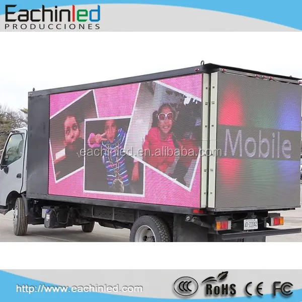
Full color outdoor rental led display P12.8 digital advertising signs for cars 