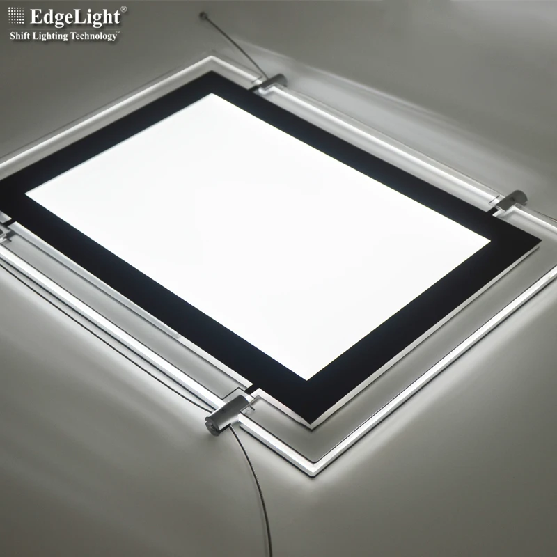 
Double-sided crystal led light box display, super clear magnetic lightinthebox 