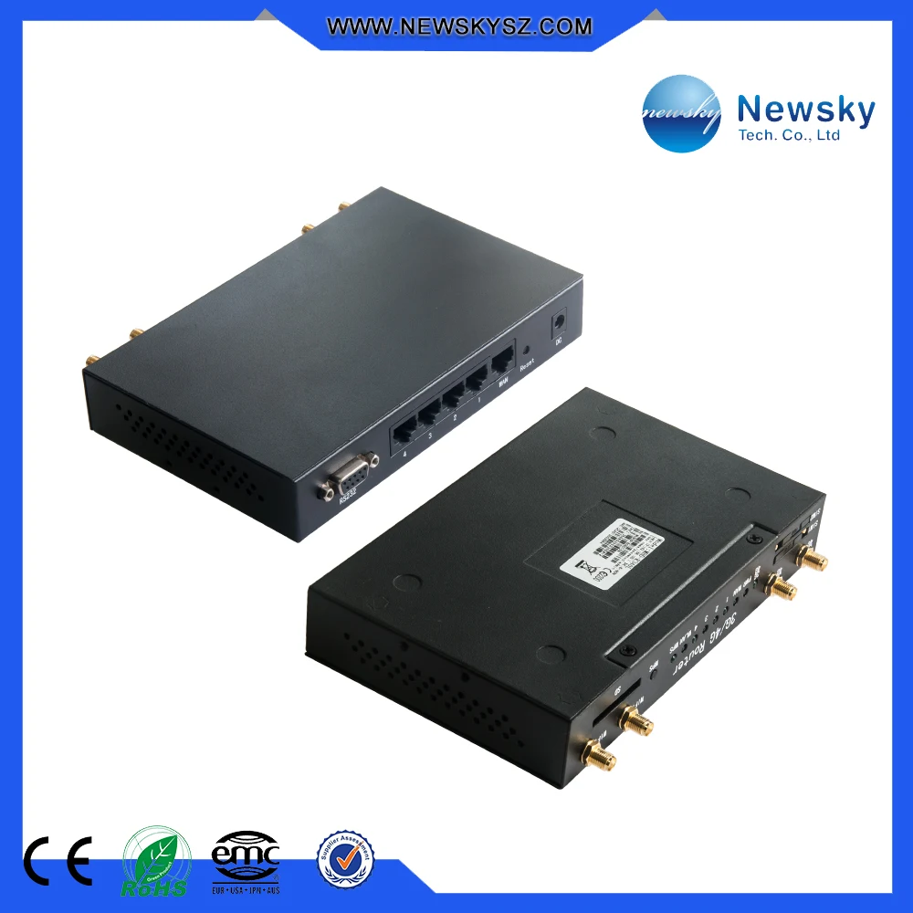 High Quality 4G 3G Industrial Router SIM Card Slot with External Antenna