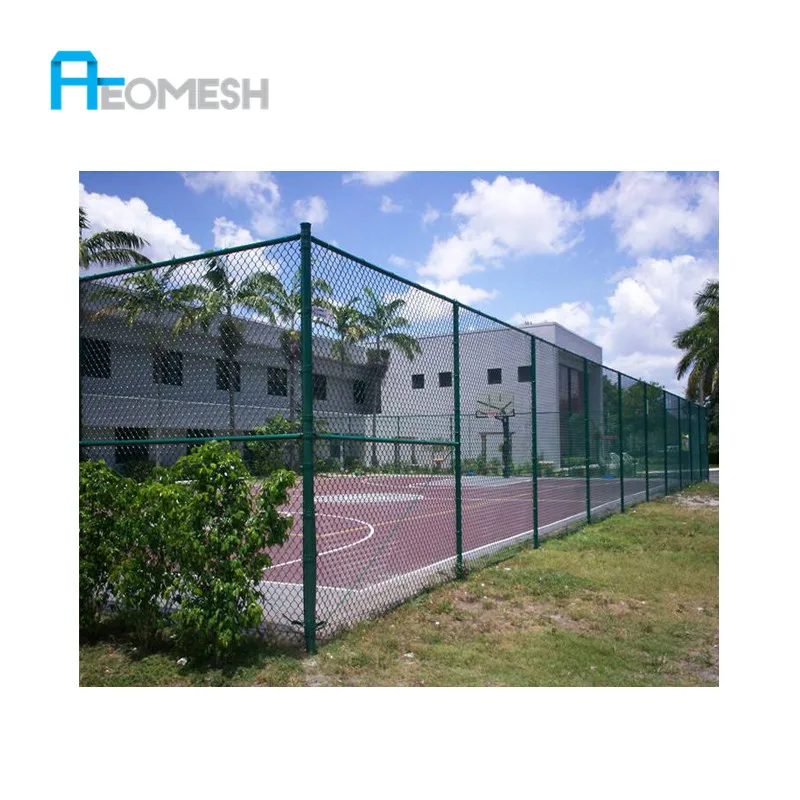 AEOMESH Clearvu fence/ clear view fence Rhombic wire mesh Cyclone fence