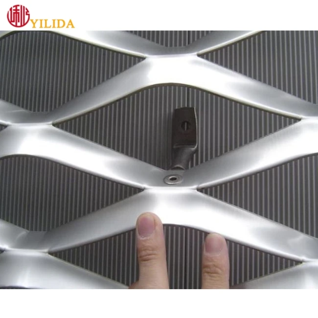 aluminum expanded metal wire mesh outdoor decoration