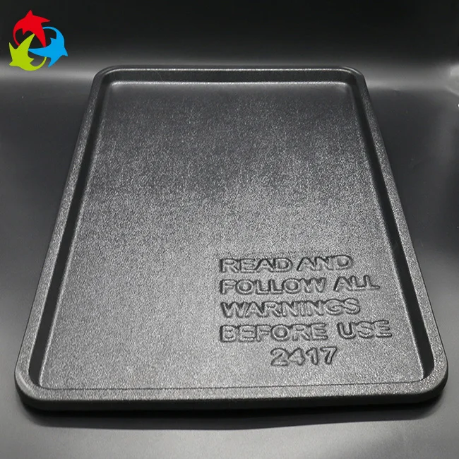 Existed Mold Black ABS Plastic Rabbit Bird Cage Trays