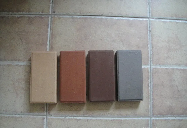 
Road pavement bricks, sidewalk clay bricks 