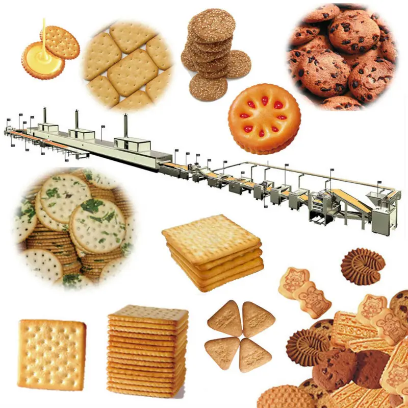 Stainless Steel Sweet Snack Biscuit Making Machine For Food Industry