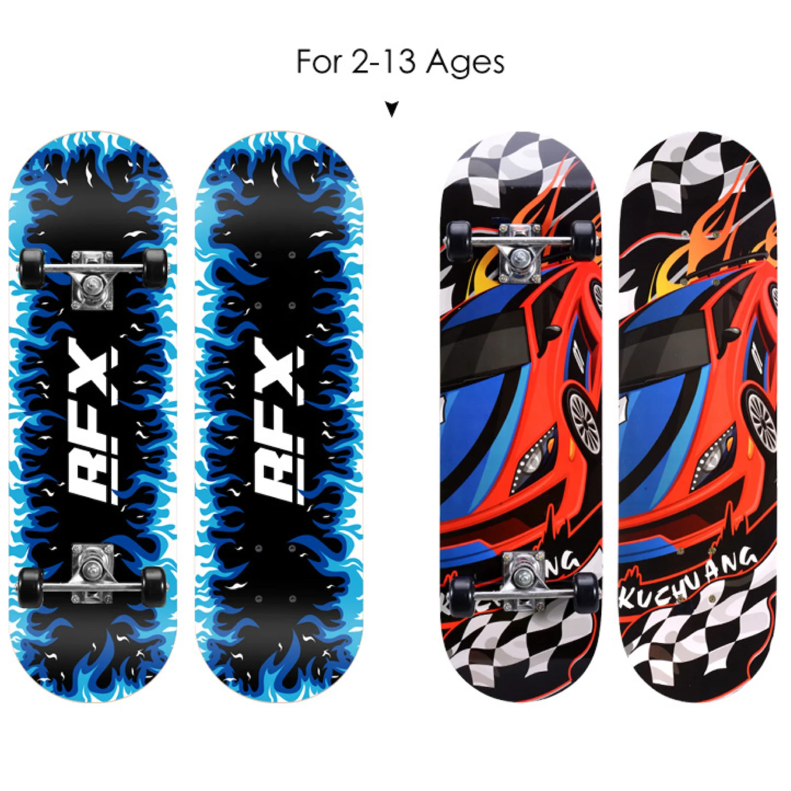 Off Road Custom Skate Board Skateboards(2-13 Ages)/DoodleBike