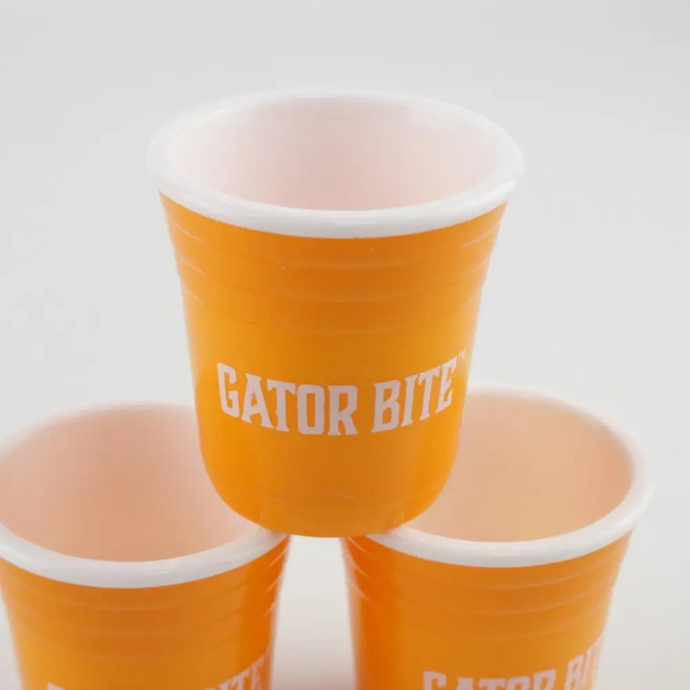 (8 Pack) Reusable Mini Cups 2oz Red Cup Style Party Shot Glasses Plastic Jello Shooters