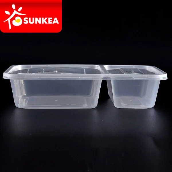 Disposable take away container plastic food box