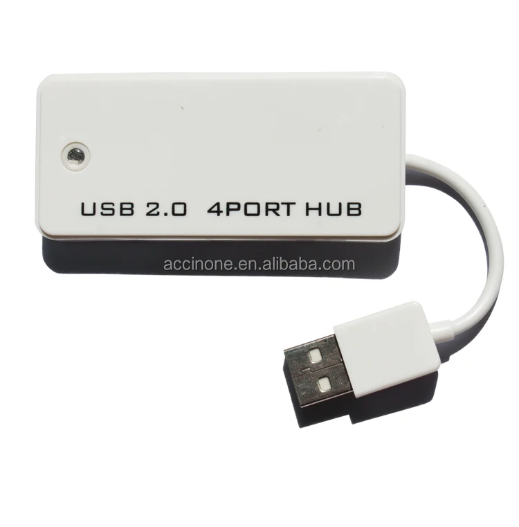 Cheap Ultra Slim Small Mini 4 Port USB 2.0 Hub High Speed Splitter Cable Adapter for Laptop PC