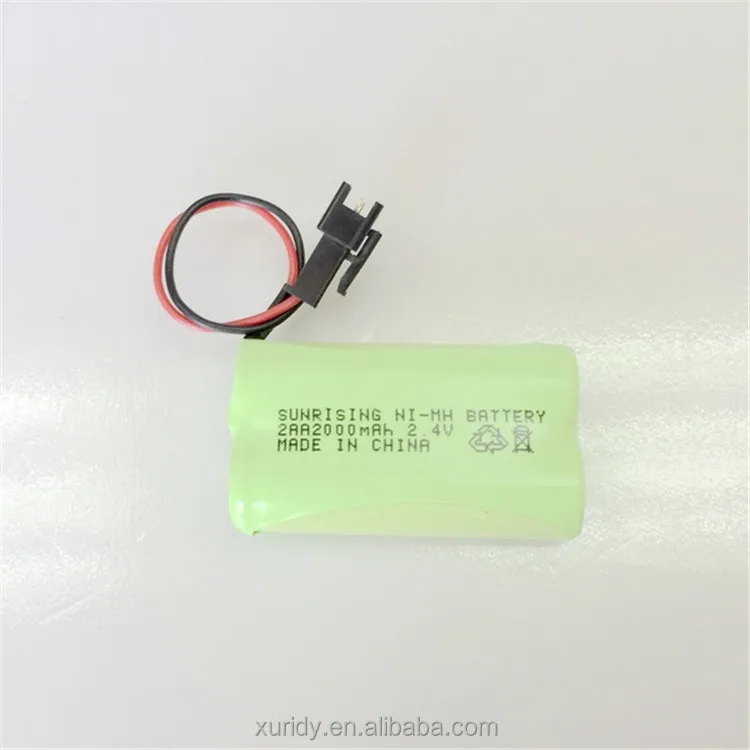 Ni Mh aa 2000mah 2.4v rechargeable battery pack