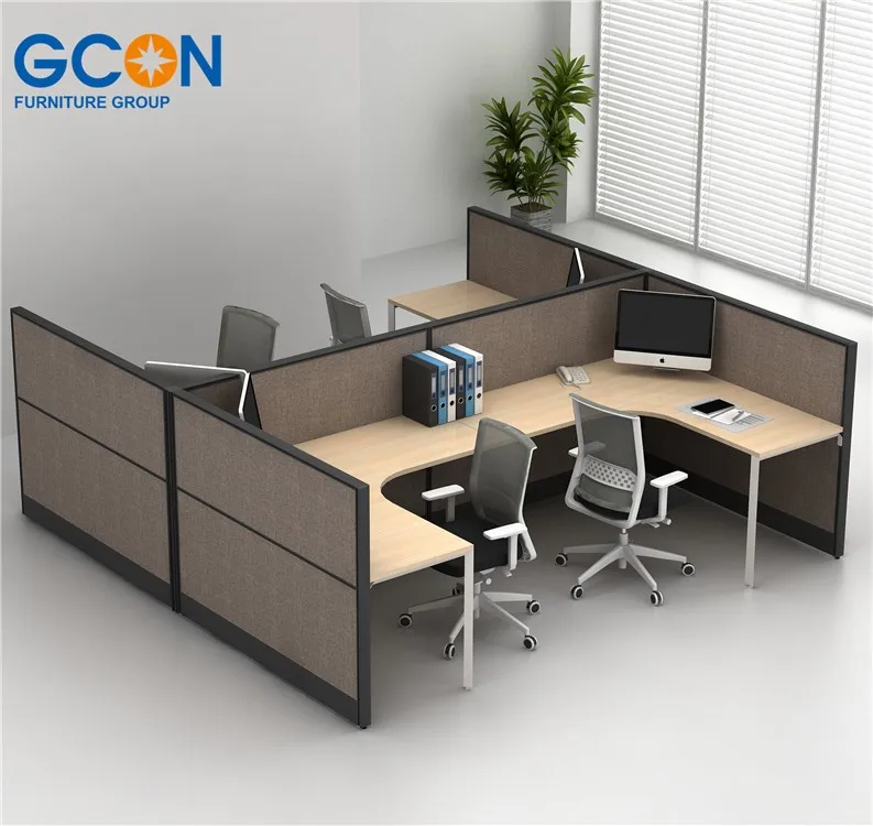 factory supply office furniture 120 degree modern office workstation desk