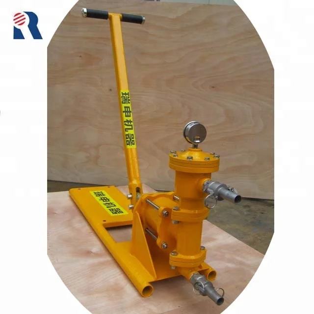 
hand operated cement grouting pump - manual grout piston pump 