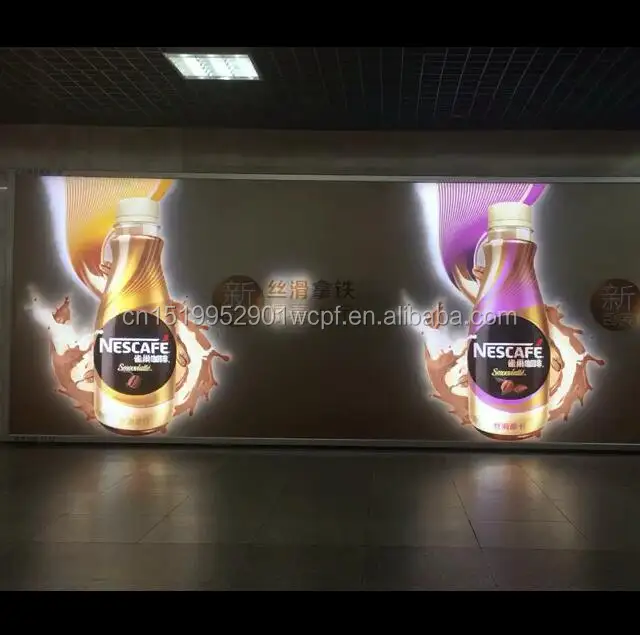 
Aluminum dynamic light box advertising animation led flashing light box 