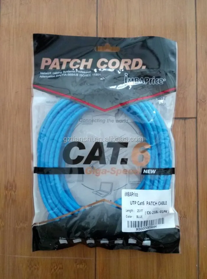 New 1/2/3/5/10/20M CAT6 CAT 6 Round UTP Ethernet Network Cable RJ45 ethernet cable