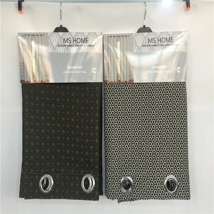 wholesale factory price jacquard 100% polyester printed curtain