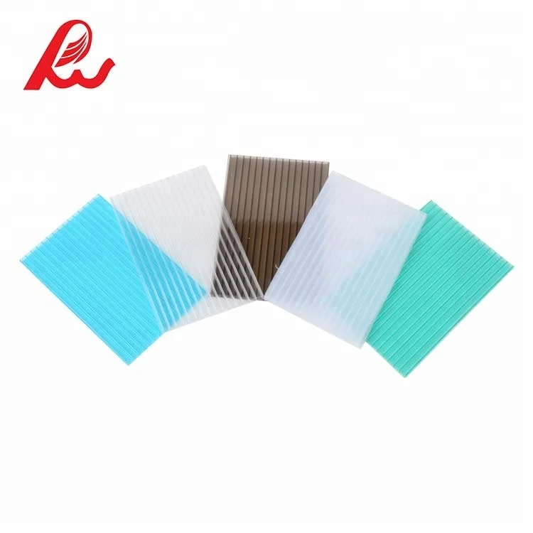 new style stylish clear PC plastic hollow board roof tiles