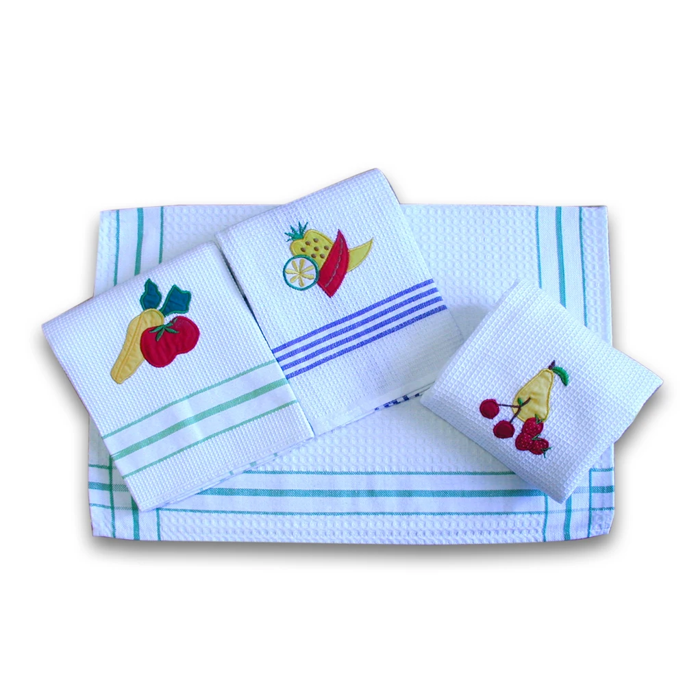
embroidery kitchen towel 