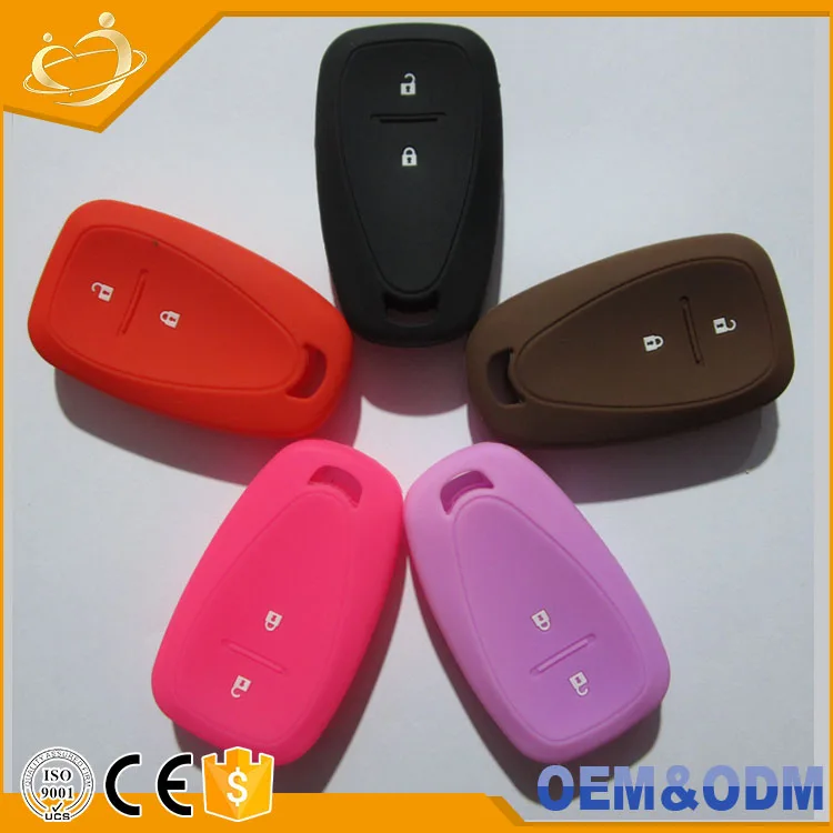 Высокое качество силиконовой резины крышка ключа автомобиля силиконовый чехол удаленные 2 кнопки ключ для Chevrolet 15 SAIL