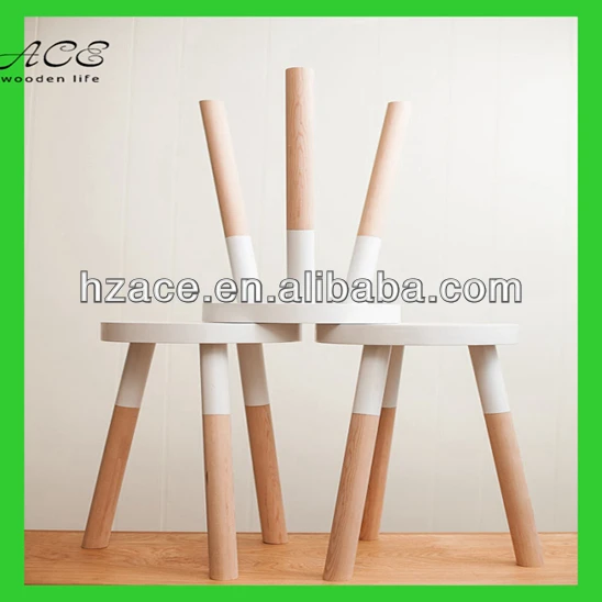 custom wooden stool/solid wood stool/custom color stool