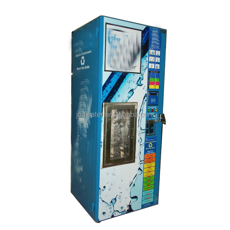 Refilling 5 gallon bottle drinking water vending equipment
