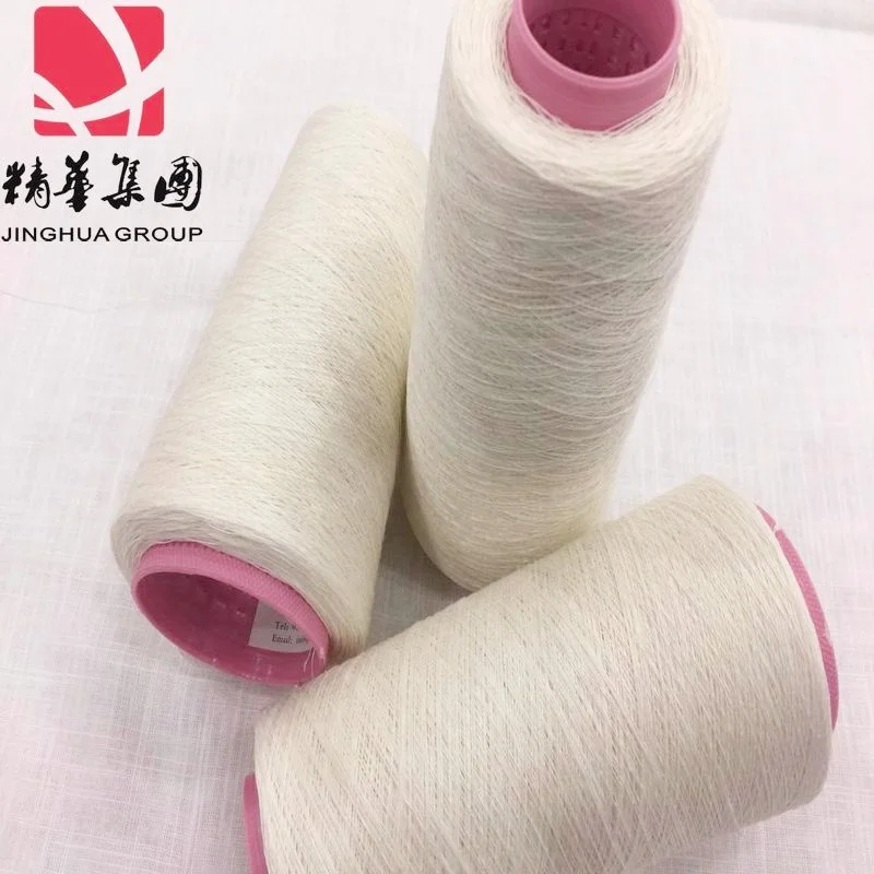 
100% Linen Long fiber 15NM/1 High quality semi bleached , free sample 
