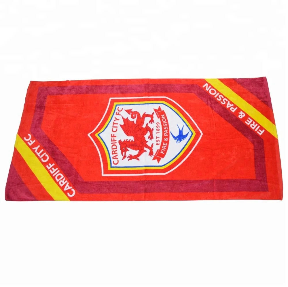 Оптовая продажа, Пляжное футбольное полотенце с принтом на заказ