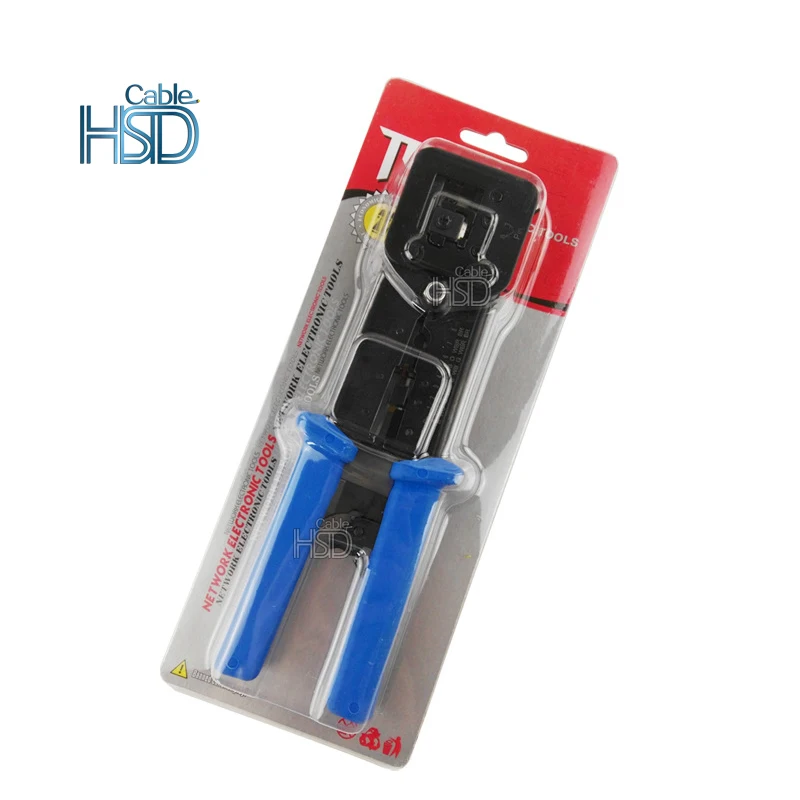 EZ Тип RJ45 сквозной обжимной инструмент сетевые инструменты телекоммуникационный соединитель обжимные плоскогубцы лучший сетевой кабель