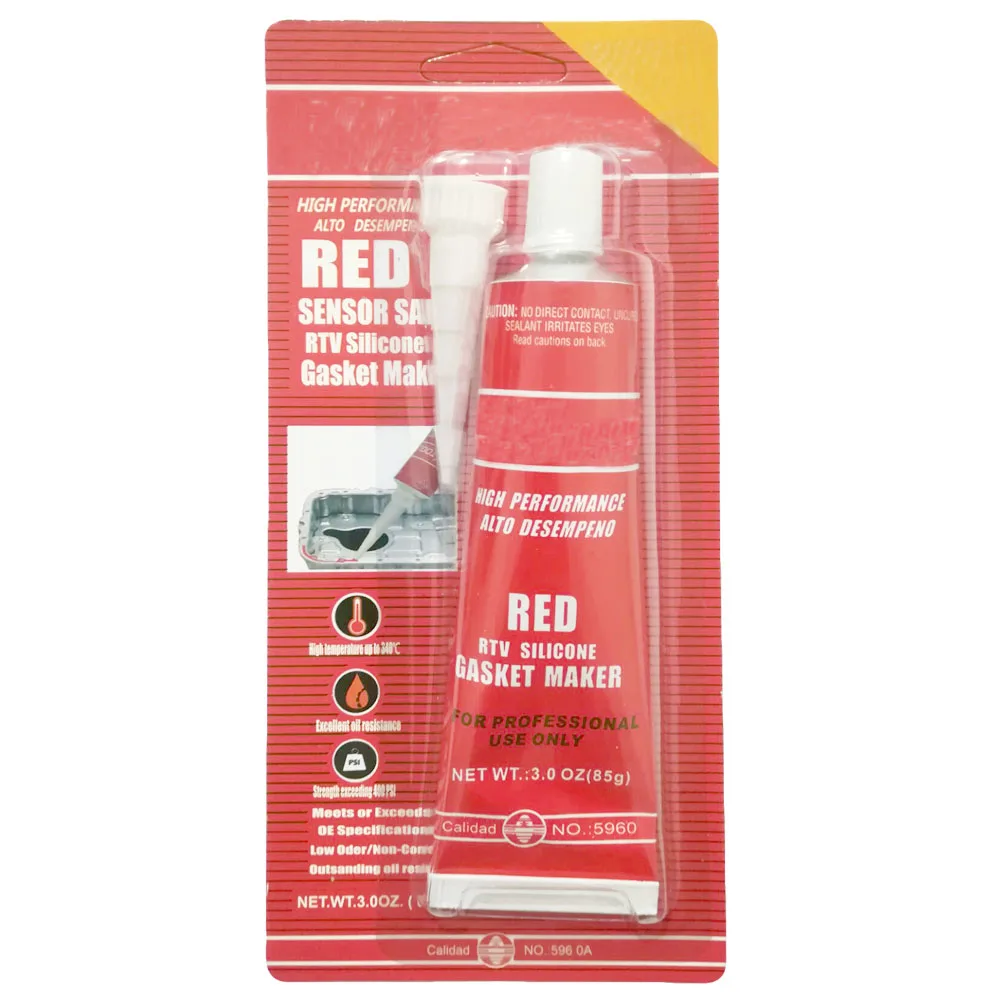 Best Selling White/Transparent/Blue Silicone Adhesive Gasket Maker Rtv