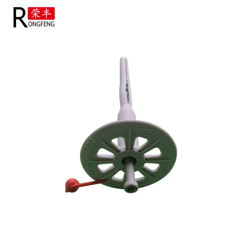 China  plastic nylon wall plug anchor galvanized nails custom press on Insulation nail