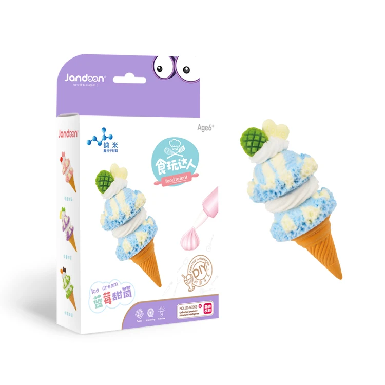 
Jandoon Top quality Cute Kitchen Game Art and Craft Ice Cream Cone Toys for Kids 