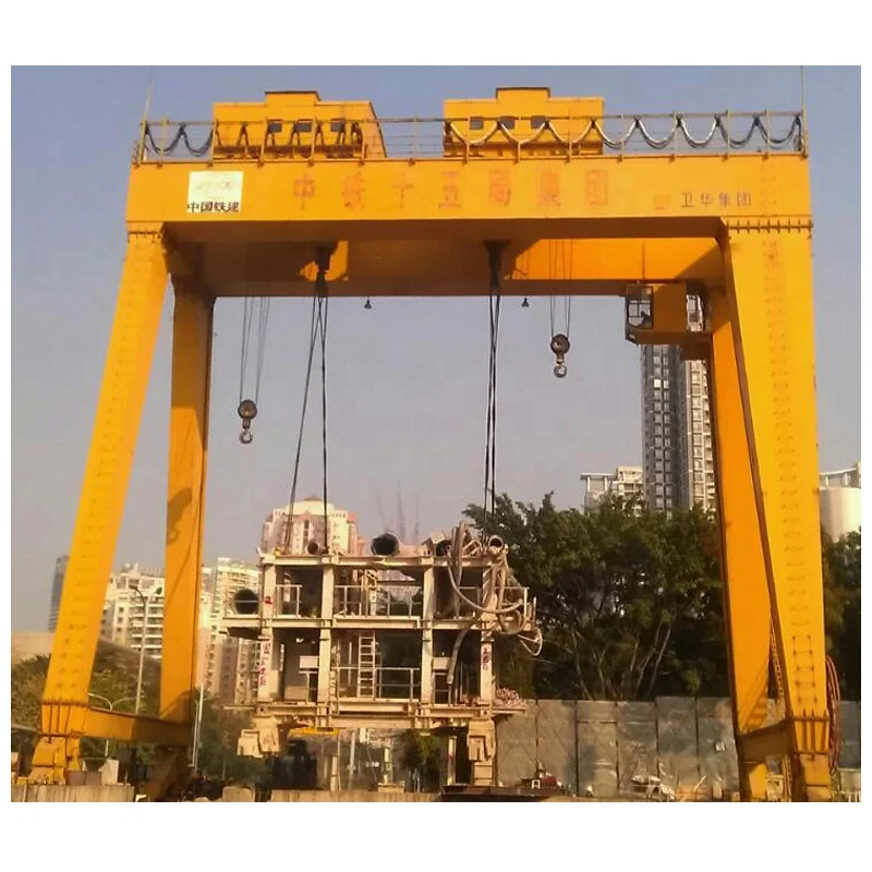 Weihua gantry crane mobile straddle carrier gantry crane 40 ton